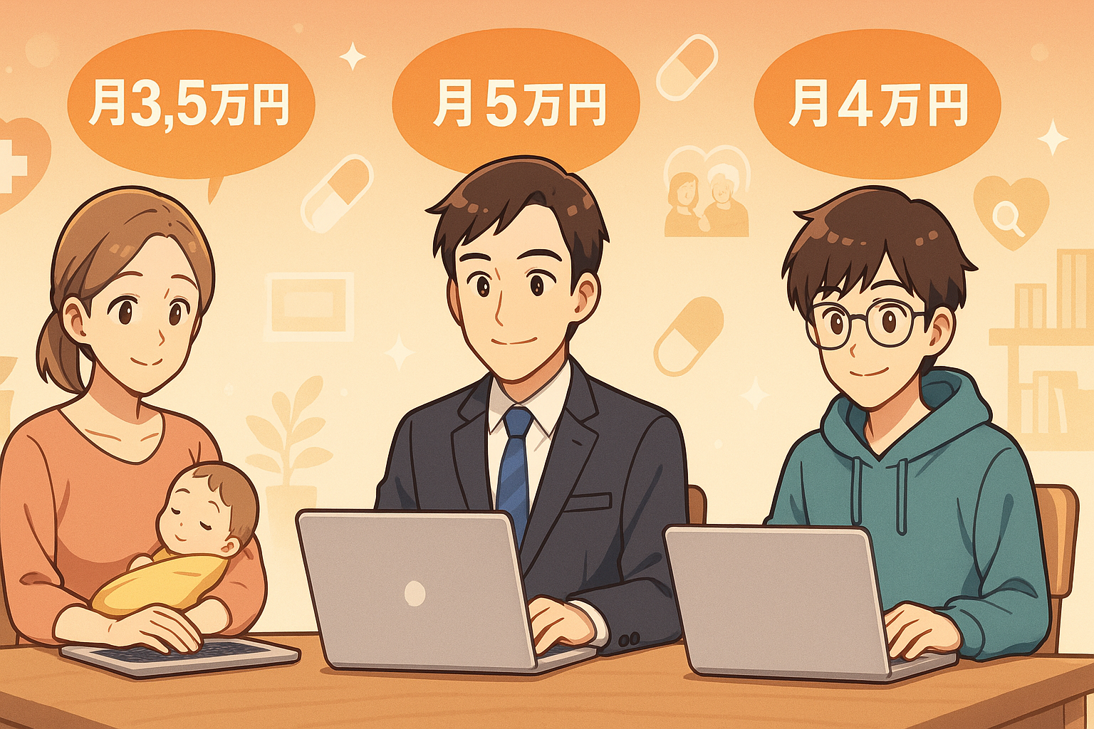 未経験から始める医療・介護ライティング｜月3〜5万円稼ぐための完全ロードマップ