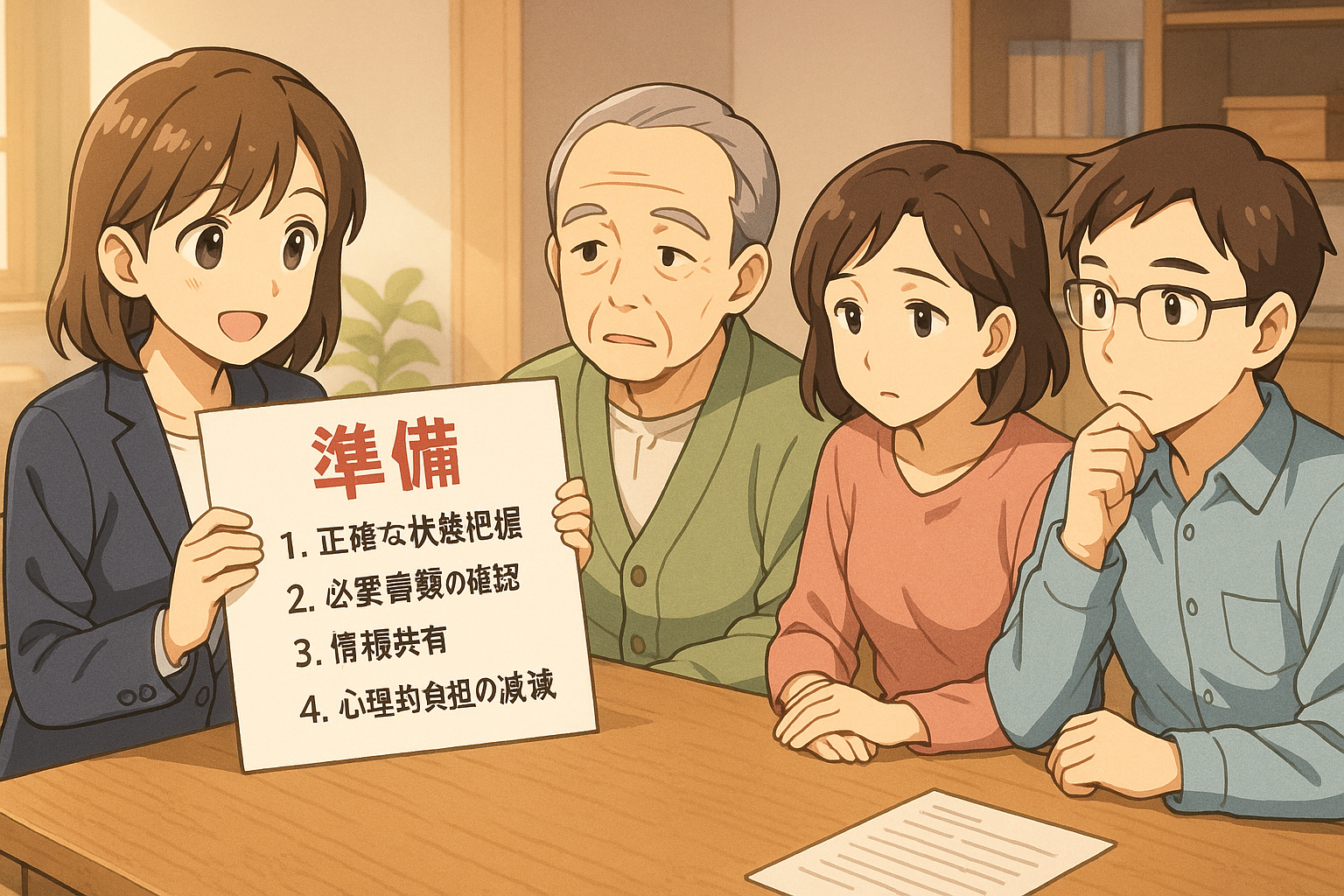 要介護認定がスムーズになる5つの準備：当日までのタイムライン【チェックシート付き】