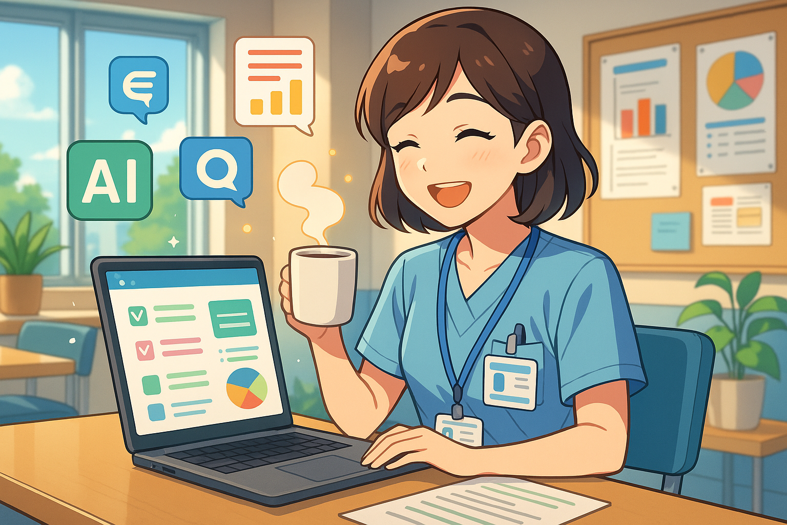 【2025年最新】看護師・介護士必見！生成AI活用で業務効率3倍アップする実践プロンプト50選