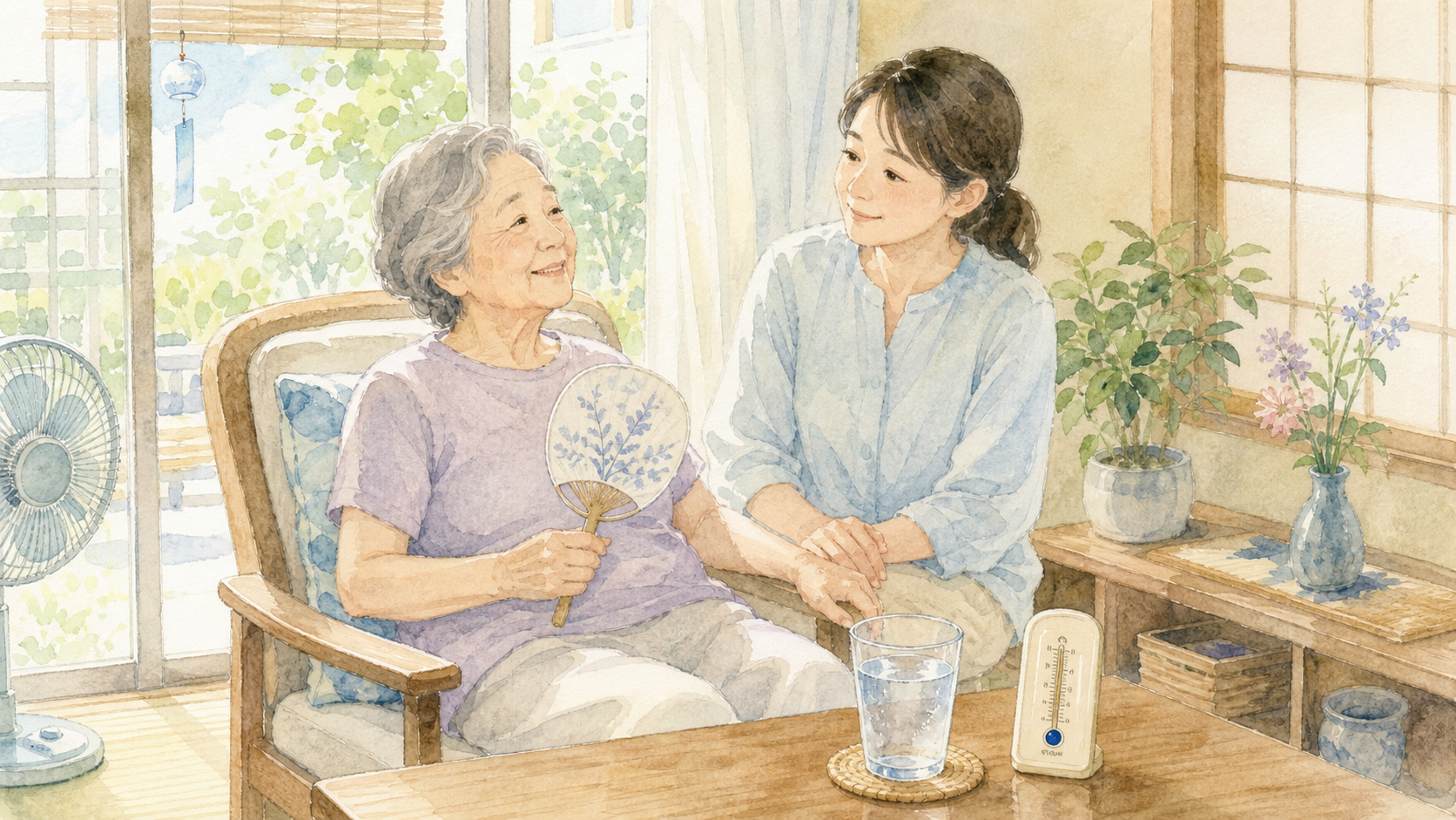 利尿薬・降圧薬は夏に注意｜高齢者の薬と脱水・熱中症対策