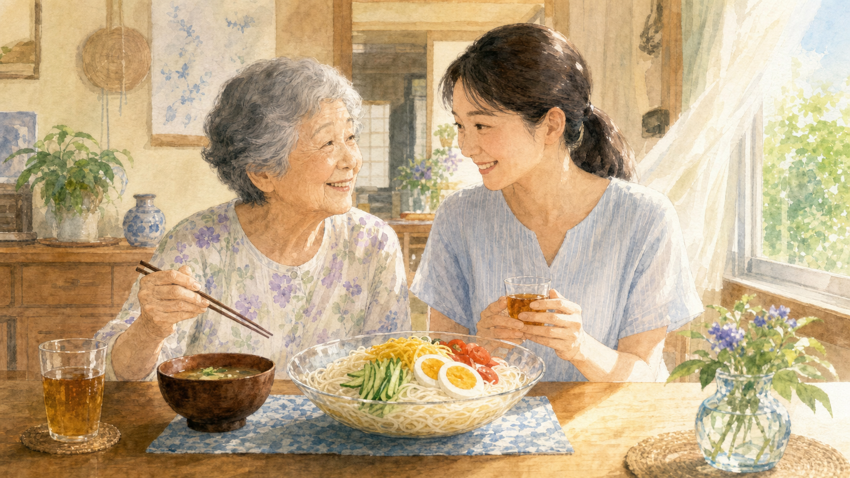 高齢者の夏バテ・食欲低下｜低栄養を防ぐ工夫と受診目安