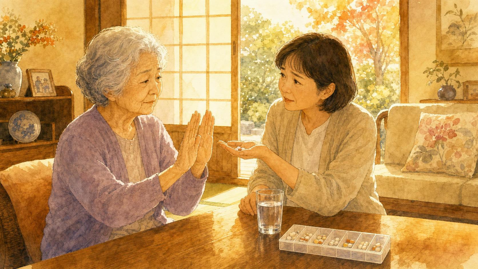 認知症で薬を飲んでくれないとき｜原因の見極め方と対応を看護師が解説