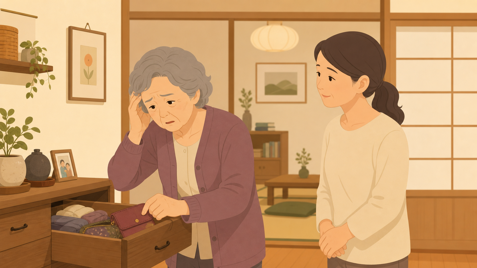 認知症の親に「財布を盗んだ」と言われる｜物盗られ妄想の仕組みと家族が楽になる関わり方
