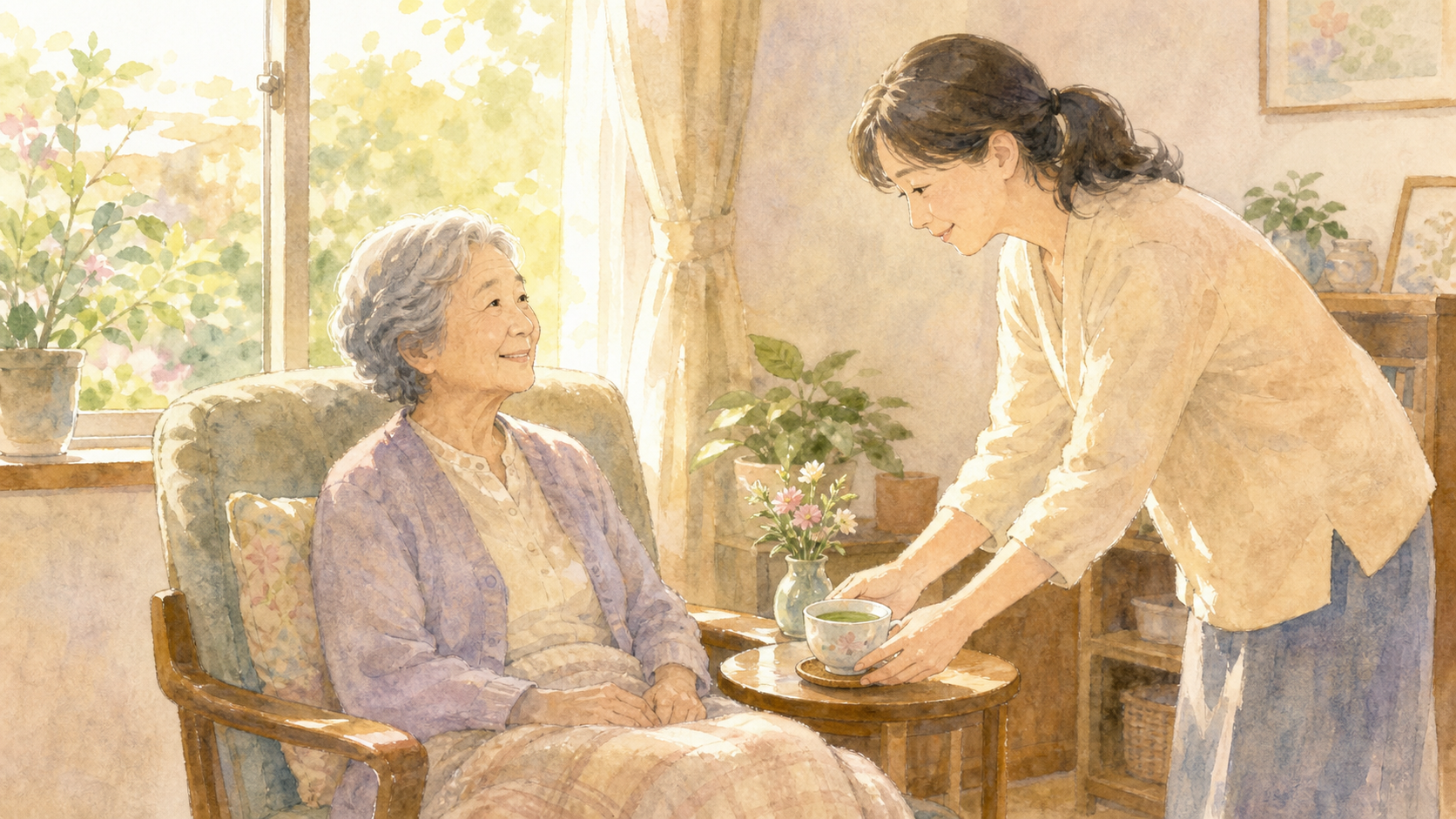 認知症の親が水分を飲まない時の対応｜家族ができる工夫と受診の目安