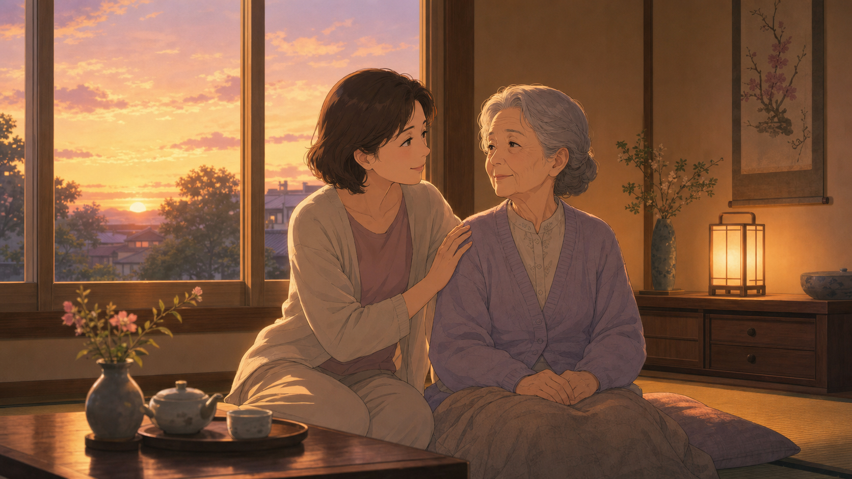 認知症が夕方になると落ち着かない理由と家族の対応【夕暮れ症候群】